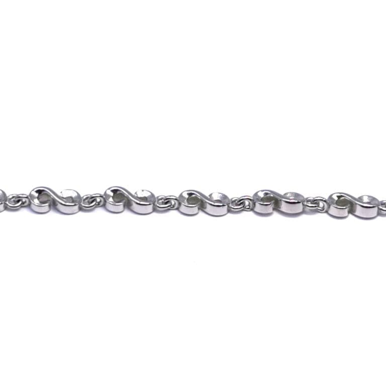 Infinity bracelet without silver stone