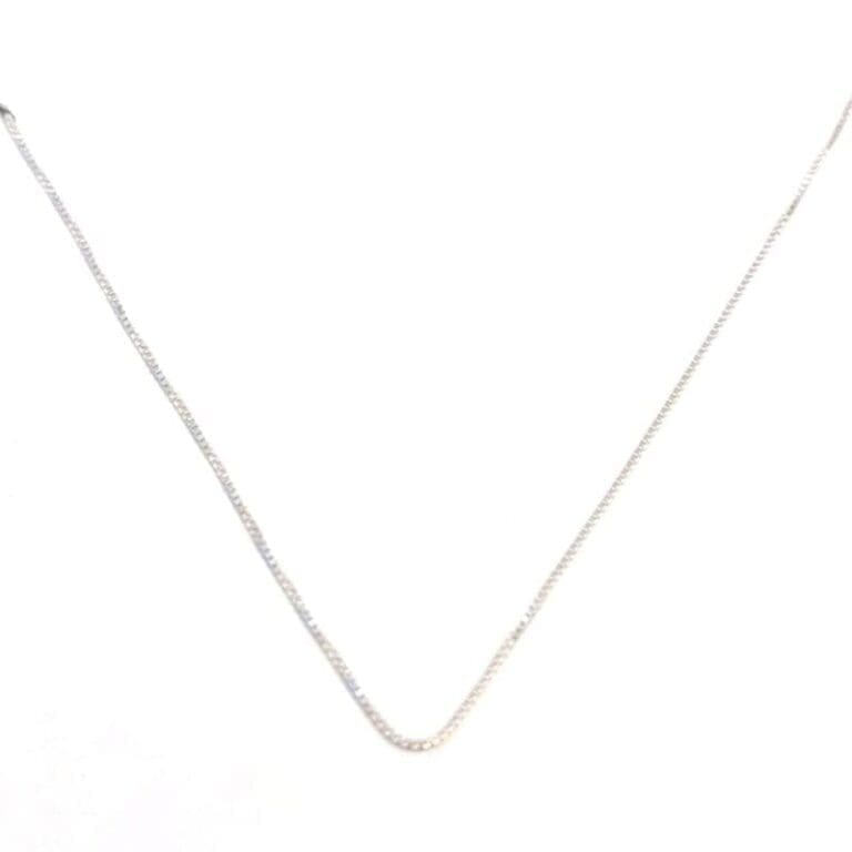 Ezüst Kocka lánc 45cm