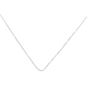 Ezüst Kocka lánc /vékony/ 40cm