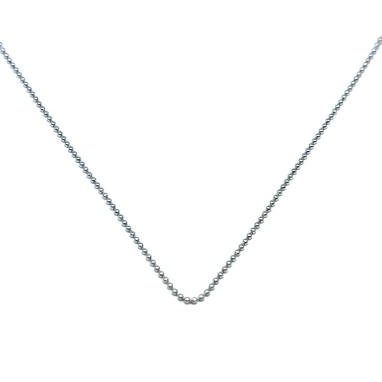 Silberne Beerenkette 40 cm