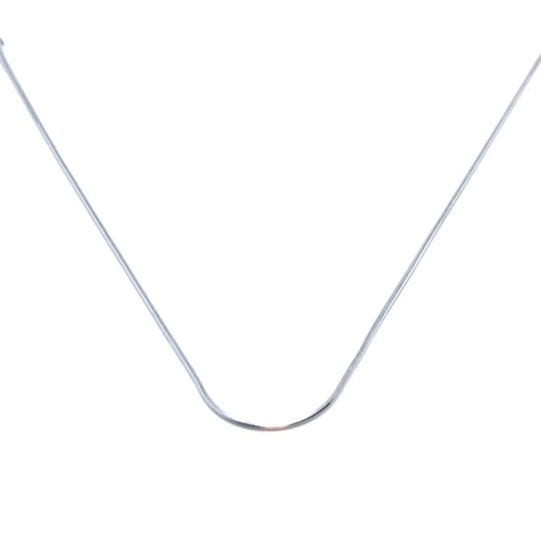 Silver snake chain 45cm