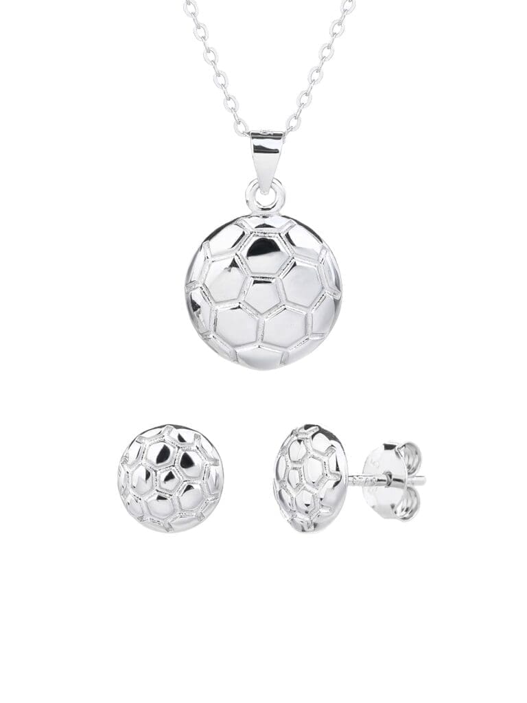 Silbernes Handball-Keilset