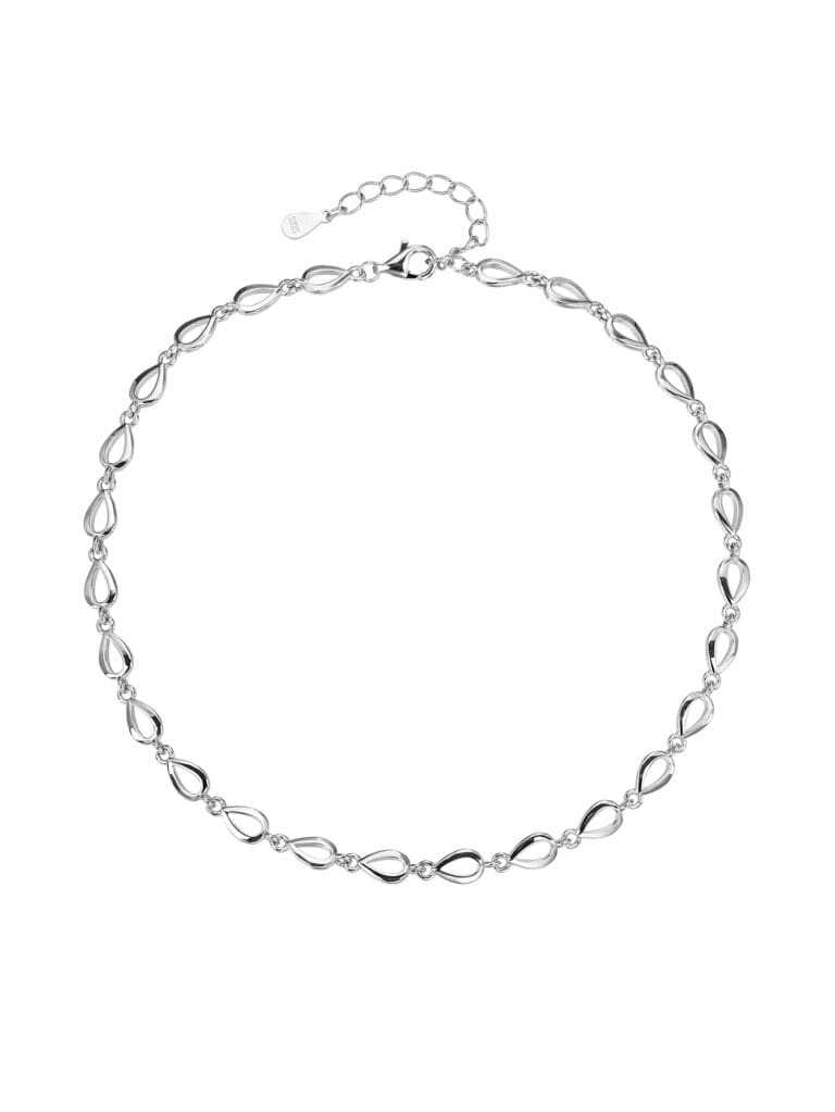 Csepp mintás bokalánc – 24+4 cm