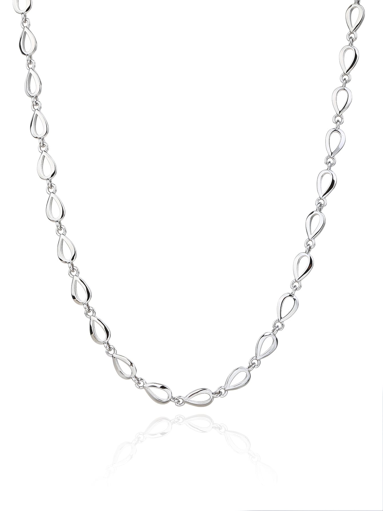 Csepp mintás nyaklánc – 44,5+4 cm_2