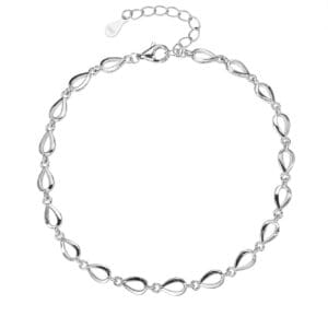 Drop pattern bracelet - 17+4 cm