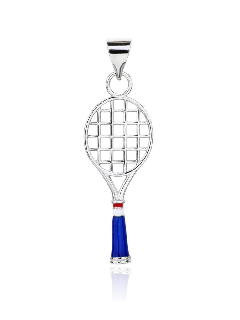 Tennis racket pendant
